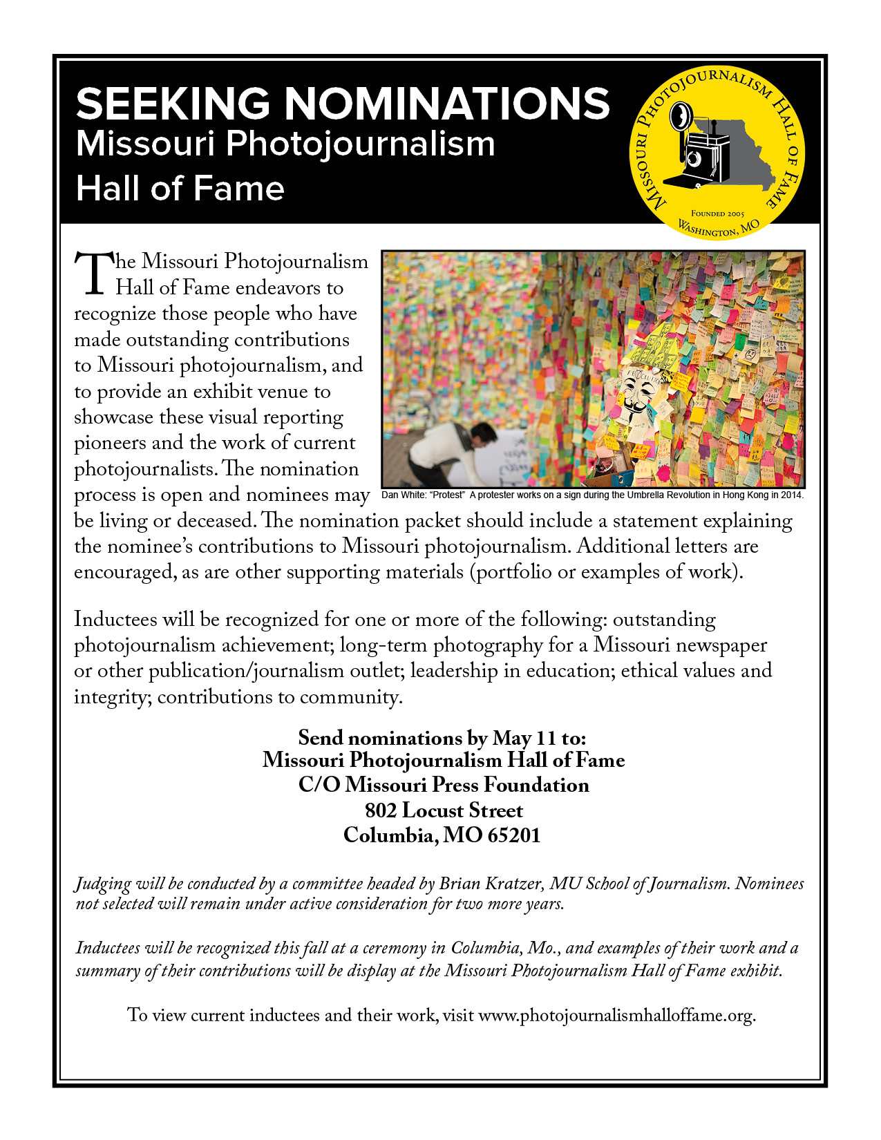 Missouri Photojournalism Hall Of Fame Missouri Press Association